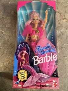 VINTAGE 1993 BARBIE "FOUNTAIN MERMAID" PUPPE MIT MAGISCHER KRONE - Bild 1 von 6