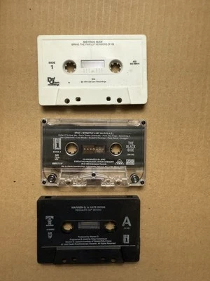 90s Rap Hip Hop Cassette Tapes Lot  2Pac, Warren G & Nate Dog, Method Man, - Image 1 of 4