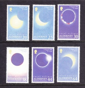 ALDERNEY 1999 Eclissi solare 6v MNH** - Imagen 1 de 1