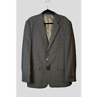 Victorio Couture Gray Glen Check Sport Coat Blazer Jacket Big & Tall Size 44L