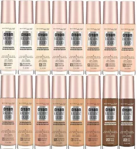 Maybelline Dream Radiant Liquid Medium Coverage Hydrating Makeup, Choose Shade - Picture 1 of 13