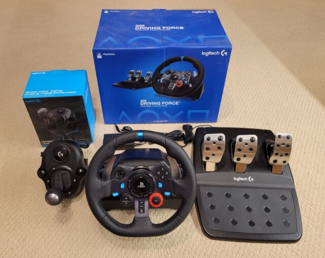 Volante Logitech Driving Force G29 Para PS4 / PS3 / PC Preto + Jogo Fórmula  1 BR para PS4