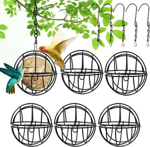 6stk Meisenknödel-Futterspender Vogel Meisenknödel-Halter Vogelfütterung Set - Bild 1 von 12