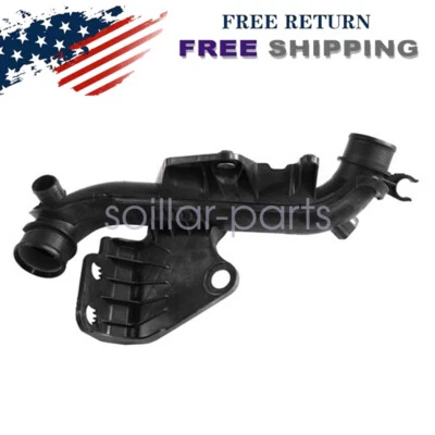 Black Turbocharger Intercooler Pressure Pipe Fit for Audi A4 Quattro 2015 - Image 1 of 4