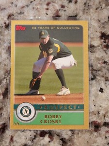 2003 Topps Traded & Rookies Gold /2003 Bobby Crosby #T121