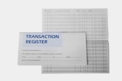 CHECKBOOK TRANSACTION REGISTERS EASY TO READ CAL Checkbook Account Registers 2022 -23 -24 Transaction Bank Deposit Book Debit