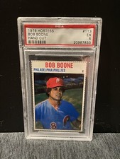 1979 Hostess hand cut Bob Boone PSA 5 Philadelphia Phillies