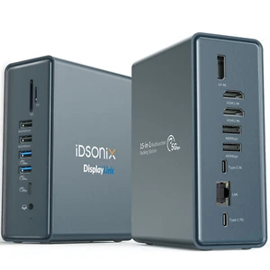 15 en 1 adaptador de pantalla triple 4K HD PD100W concentrador concentrador USBC - Imagen 1 de 8