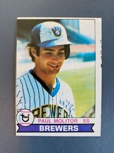 1979 Topps Baseball Paul Molitor Brewers