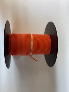 CARRETE DE 100 PIES CALIBRE 22 TXL ALAMBRE DE ALTA TEMPERATURA NARANJA SÓLIDO AUTOMOTRIZ - Imagen 1 de 2