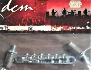 REPLACEMENT DCM "LP" STYLE BRIDGE, CHROME, NEW, FREE POSTAGE - Picture 1 of 2