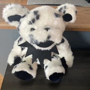 De colección Peluche Oso Blanco y Negro Articulado Azul Líquido Grateful Dead con Cuello 12” - Imagen 1 de 7