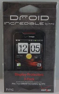 Droid Incredible by HTC Display Protectors 2 Pack - Picture 1 of 2