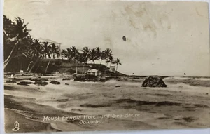VINTAGE POSTED 1921 TUCK'S POSTCARD MOUNT LAVINIA HOTEL & SEA SHORE COLOMBO - Picture 1 of 2