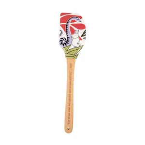Moomin Jungle Spatula Silicone Wooden Handle M - Picture 1 of 1