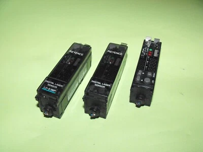 KEYENCE LV-51MP Laser Sensor LV-51MP Digital Laser Sensor.(LOT3PCS).USED - Image 1 of 4
