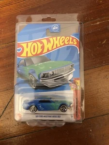 Hot Wheels '69 Ford Mustang Boss 302 Blue 244/250 Then and Now 10/10 New - Bild 1 von 6