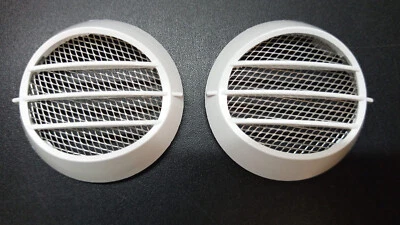 Cantidad.- 2, ELCHIM Professional 2001 Secador de Pelo Filtros Traseros de Repuesto. -Blanco Foto 1 de 3