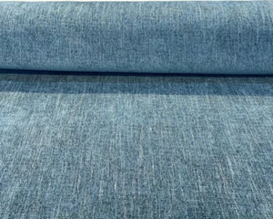 P Kaufmann Connector Teal Aegean Soft Chenille Upholstery Fabric By The Yard - Picture 1 of 4