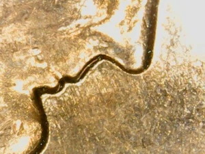 1961 D Lincoln Cent Dbl. Obv. (UNC) - Picture 1 of 5