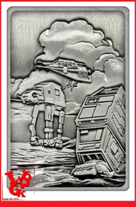 STAR WARS Battle for Hoth Lingot Metal Iconic Scene FaNaTtik Collector # NEUF # - Imagen 1 de 4