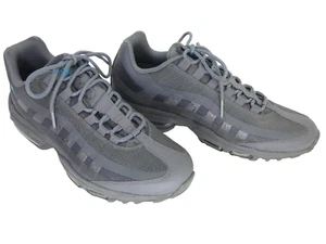 Nike Air Max 95 Ultra Trainers Mens DC1934-001 Grey Laser Blue size EU 42.5 UK 8 - Picture 1 of 18