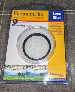 NEW Sunpak Platinum Plus 55mm Ultraviolet UV Lens Filter - Picture 1 of 2