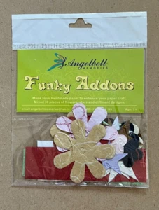 30PC HANDMADE PAPER "FUNKY ADDONS" - Picture 1 of 3