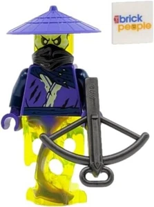 LEGO Ninjago: Lord Garmadon Oni Minifigura con Espada, Amarillo - Imagen 1 de 3