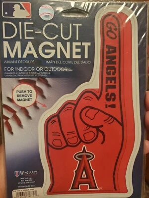 Los Angeles Angels- MLB Team Logo Die Cut Magnet-6" X "6 -Indoor or Outdoor - Image 1 of 2