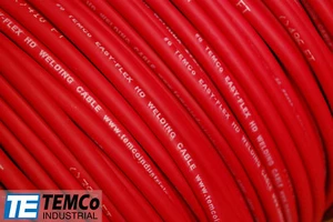 TEMCo 6 Gauge AWG 10 Ft Red Flexible Copper USA Welding Cable Battery Wire - Picture 1 of 9