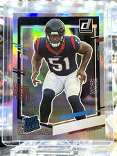 2023 PANINI DONRUSS #342 WILL ANDERSON JR. RATED ROOKIE NO NAME HOLO TEXANS RC