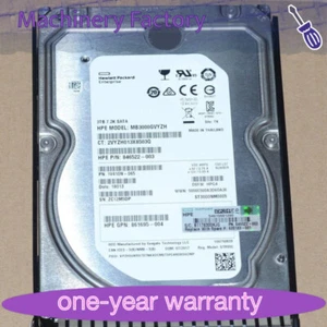 HPE 3TB SATA 7.2K 3.5in HDD 861695-004 846522-003 MB3000GVYZH ST3000NM0005 - Picture 1 of 5