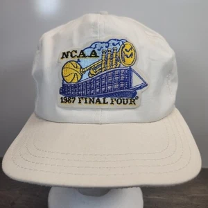 Vintage NCAA 1987 Final Four Adjustable Snapback Hat - Picture 1 of 11