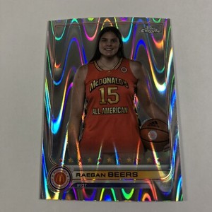 2022 Topps Chrome McDonald's All American Raegan Beers 37 RayWave Oregon State