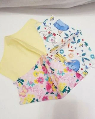 2 x Alice Butterfly Flowers gift Adult HANDMADE FACE COVER MASK - Image 1 of 4