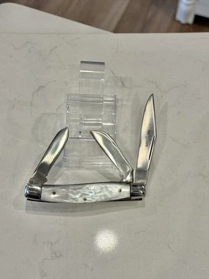 Large Stockman Genuine Red Deer Knife 3 Blade - Image 1 of 3