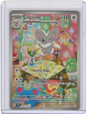 Pokemon: Cinccino 183/162 SV05: Temporal Forces Holo - Image 1 of 2