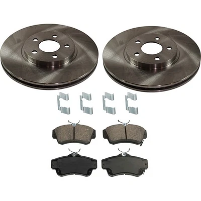 Front Brake Disc and Pad Kit For 2001-2010 Chrysler PT Cruiser Ceramic - Image 1 of 4