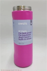 Owala Special Edition 24oz Stainless Steel- Shocking Grape READ DESCRIPTION - Picture 1 of 4