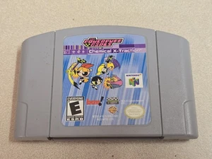 The Powerpuff Girls Chemical X-Traction (Nintendo 64, 1997) N64 Auténtico PROBADO - Imagen 1 de 2