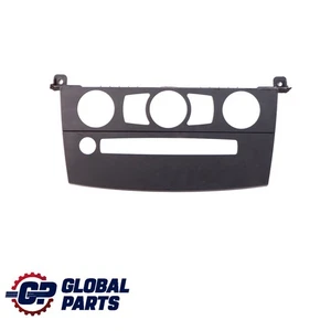 BMW E60 E61 Centre Cover Dashboard Frame Trim Panel Black 7063145 - Imagen 1 de 11