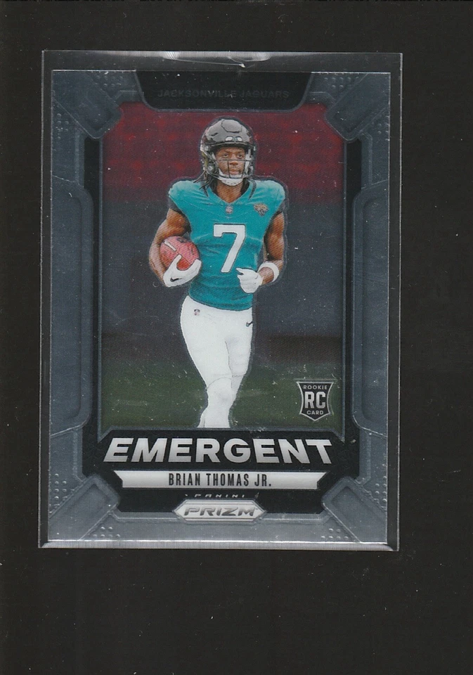 2024 Panini Prizm NFL Brian Thomas Jr. Emergent RC Jacksonville Jaguars - Image 1 of 2