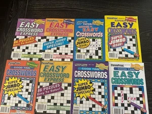 Lot of 8 Penny Press  Crossword Puzzle Books From 2013 - Imagen 1 de 10