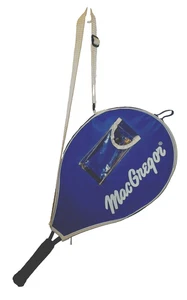 Junior MacGregor Tennis Racket Graphite Aluminum 23" 3 7/8" Grip VTG Blue Cover - Picture 1 of 11