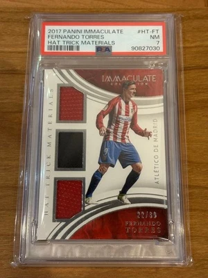 Fernando Torres Panini Immaculate Hat Trick Materials Card 22/30 NM Condition - Image 1 of 2