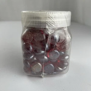 Rellenos de jarrón Ikea piedras brillantes rojo decoración moderna. 1 tarro. 1 pd 4 oz - Imagen 1 de 9