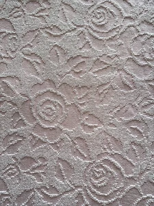 Vintage Fieldcrest Rosa Rosen Chenille Tagesdecke MCM Cottagecore, 54 x 75" MÄNGEL - Bild 1 von 12
