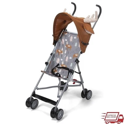 Toddler Umbrella Stroller Lightweight Comfort Height W/ Canopy Moose Character - Image 1 of 4