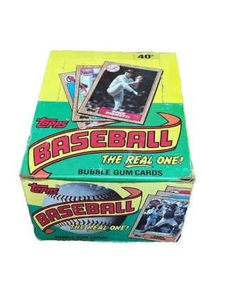 Topps 1987 Baseball Wax Pack Trading Card Box (36 Packs) Possible Rookie Cards - Image 1 of 4